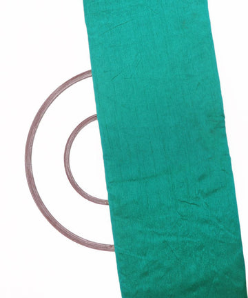 Turquoise Colour Plain Dupion Silk Fabric